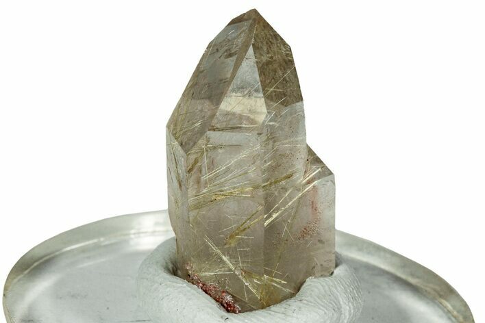 Glassy Rutilated Quartz Crystal - Brazil #244757